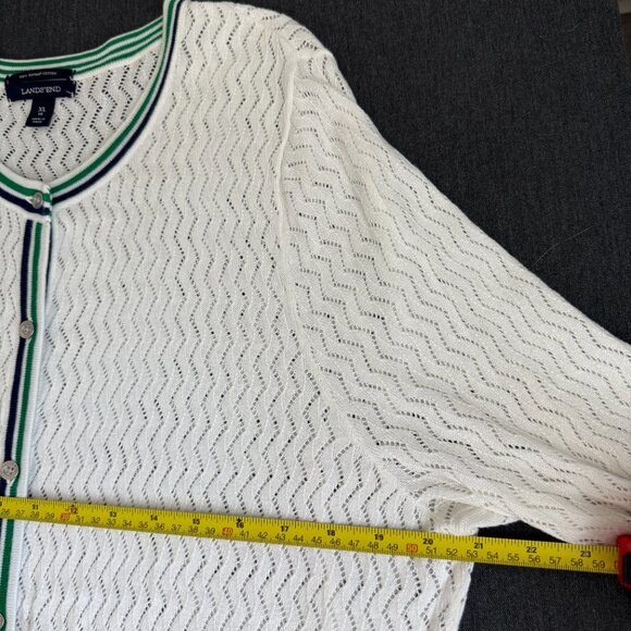 🌻 Lands End Supima Cotton Cardigan - Picture 7 of 8